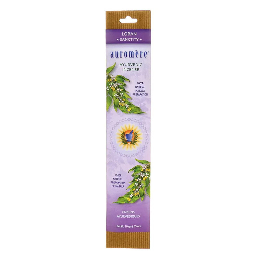 Auromere Ayurvedic Incense, Loban, 1 Ea